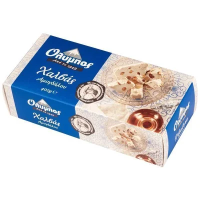 OLYMPOS HALVAS BOWL 400gr. ALMONDS