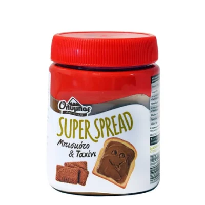 Olympos Tahini and Biscuit 350g Όλυμπος Super Spread Μπισκότο Και Ταχίνι 350g