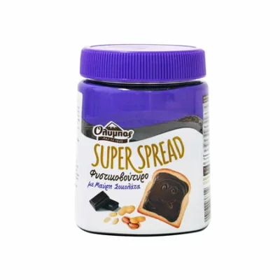 Olympos Peanut Butter with Dark Chocolate 350g Όλυμπος Φυστικοβούτυρο με Μαύρη Σοκολάτα 350g