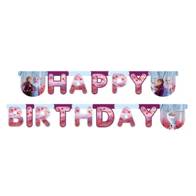 DISNEY Birthday Garland Frozen II 2m