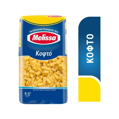 Melissa Greek Short-cut Pasta (kofto) 500g Μέλισσα Μακαρόνι Κοφτό 500g