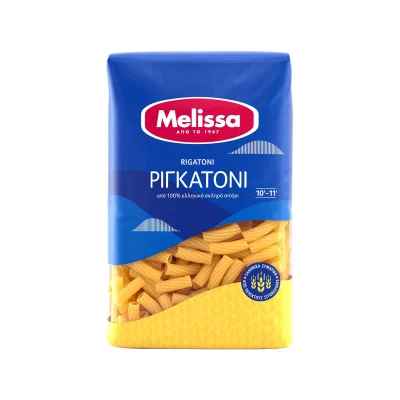 Melissa Rigatoni 500g Μέλισσα πάστα ζυμαρικών ριγκατόνι 500g