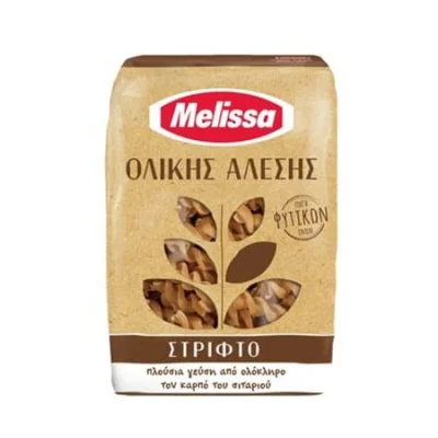 Melissa Whole Wheat Fusilli Pasta 500g Στριφτό Ολικής Άλεσης 500g