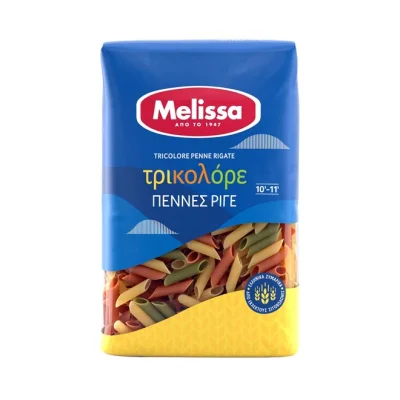 MELISSA tricolore penne rigate 500g