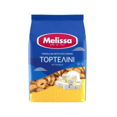 Melissa Tortellini with Feta Cheese 250g Μέλισσα πάστα ζυμαρικών τορτελίνι με φέτα 250g