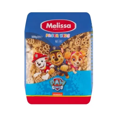 MELISSA pasta kids paw patrol 500g