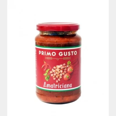 PRIMO GUSTO ΣΑΛΤΣΑ AMATRICIANA ΧΩΡΙΣ ΓΟΥΤΕΝΗ 350gr