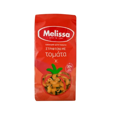 Melissa Pasta with Tomato 400g Πάστα Ζυμαρικών Στριφτόνι με Τομάτα 400g