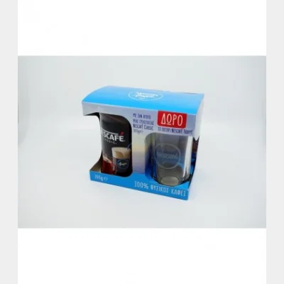 NESCAFE CLASSIC 200gr+ΠΟΤΗΡΙ