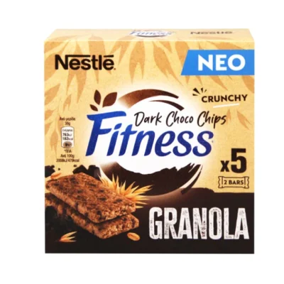 NESTLE Fitness bars Granola dark choco chips 5x38g (EXP.DATE 19/11/2026)