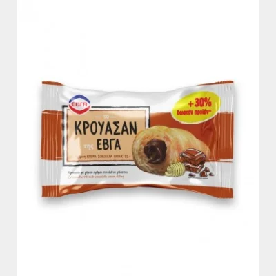 ΕΒΓΑ ΚΡΟΥΑΣΑΝ ΣΟΚΟΛΑΤΑ ΓΑΛΑΚΤΟΣ 90gr (69gr+30% ΔΩΡΕΑΝ ΠΡΟΪΟΝ)