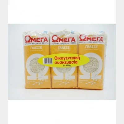 ΩΜΕΓΑ ΡΥΖΙ ΓΛΑΣΣΕ SPECIAL 500gr