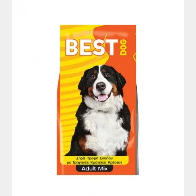 BEST DOG ADULT MIX ΞΗΡΑ ΣΚΥΛΟΤΡΟΦΗ 15kg