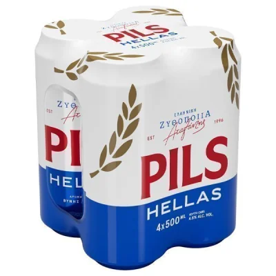 PILS BEER CAN 4x500ml vol 4,5%