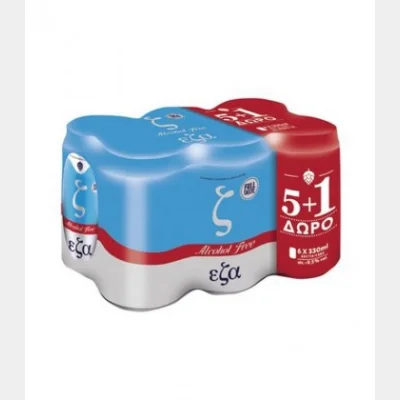 EZA ALCOHOL FREE BEER BOX 330ml 5+1