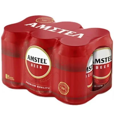 AMSTEL BEER CAN 330ml 6x330ml