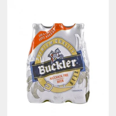 BUCKLER ΜΠΥΡΑ ΦIAΛH 330ml 2pack ΜΙΑΣ ΧΡΗΣΕΩΣ