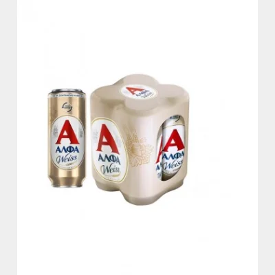 ΑΛΦΑ ΜΠΥΡΑ WEISS ΚΟΥΤΙ 500ml 4pack