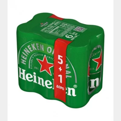 HEINEKEN BEER BOX 330ml 5+1 GIFT