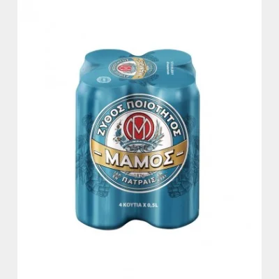 ΜΑΜΟΣ ΜΠΥΡΑ ΚΟΥΤΙ 500ml 4pack