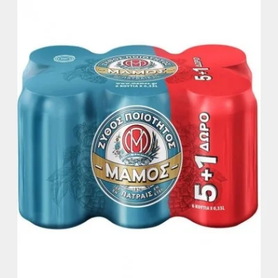 ΜΑΜΟΣ ΜΠΥΡΑ ΚΟΥΤΙ 330ml 5+1