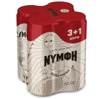NYMFI BEER CAN vol 5% 4x500ml 3+1 FREE