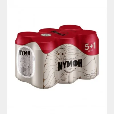 ΝΥΜΦΗ ΜΠΥΡΑ ΚΟΥΤΙ 330ml 5+1
