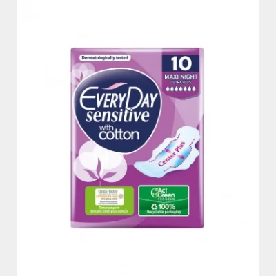 EVERY DAY ΣΕΡΒ/ΤΕΣ SENSITIVE ULTRA PLUS COTTON MAXI NIGHT 10T Χ 36