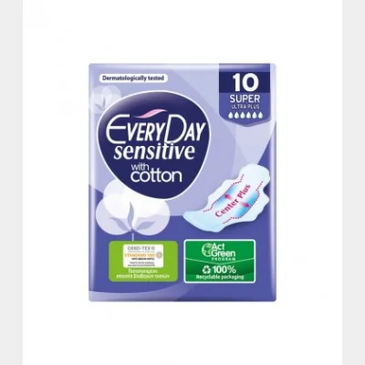 EVERY DAY ΣΕΡΒ/ΤΕΣ SENSITIVE ULTRA PLUS COTTON SUPER 10T Χ 36