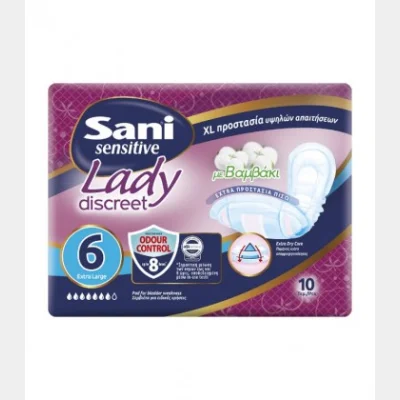 SANI LADY SENSITIVE EXTRA LARGE No6 10Τ
