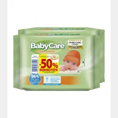 BABYCARE ΜΩΡΟΜΑΝΤΗΛΑ MINIPACK ΧΑΜΟΜΗΛΙ 2Τ -50% Χ16