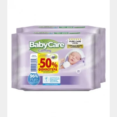BABYCARE ΜΩΡΟΜΑΝΤΗΛΑ MINIPACK CALMING 2Τ -50% Χ16
