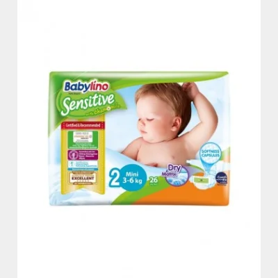 BABYLINO No2 SENSITIVE 3-6kg/26T
