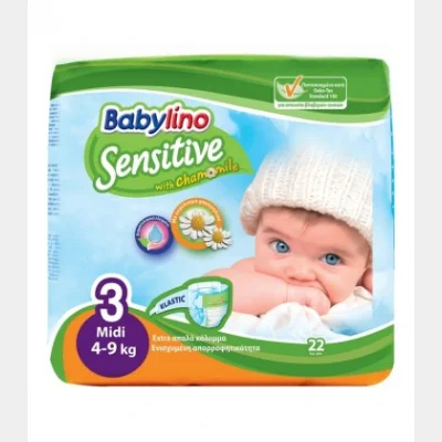 BABYLINO No3 SENSITIVE 4-9kg/22T