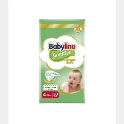 BABYLINO No4 SENSITIVE ECO 8-13kg/50T X5