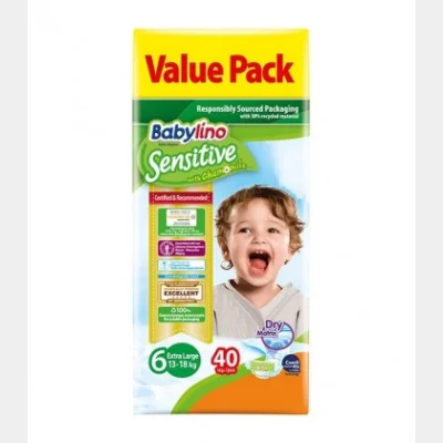 BABYLINO No6 SENSITIVE ECO 13-18kg/40Τ