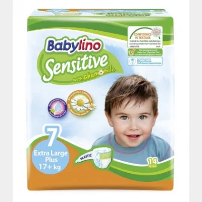 BABYLINO No7 SENSITIVE 17+ kg/14T