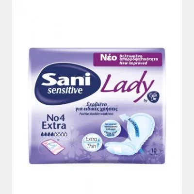SANI LADY SENSITIVE EXTRA No4 10Τ