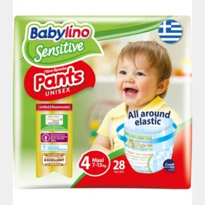 BABYLINO No4 PANTS UNISEX MAXI 7-13 kg 28T X 6