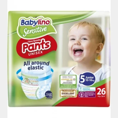 BABYLINO No5 PANTS UNISEX JUNIOR 10-16 kg 26T X 6