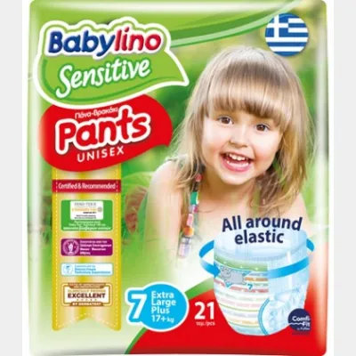 BABYLINO No7 PANTS UNISEX EXTRA LARGE PLUS 17+ kg 21T X 6