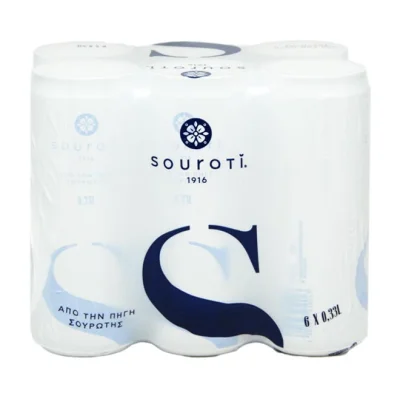 SOUROTI sparkling water 6x330ml