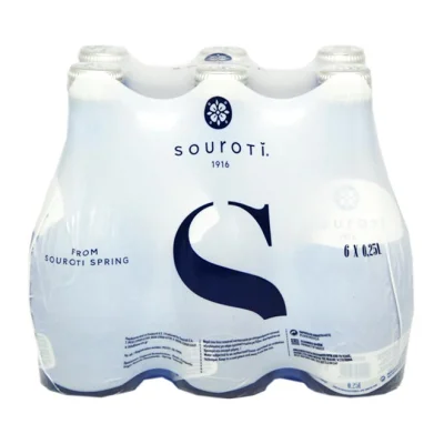 SOUROTI sparkling water 6x250ml