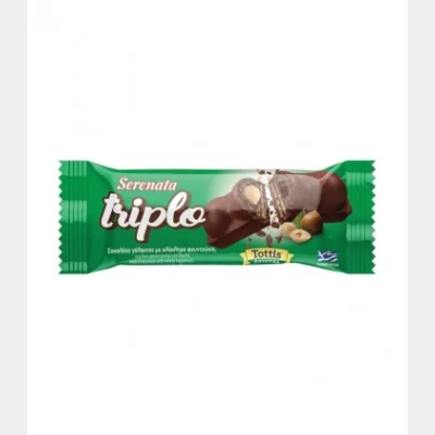 SERENATA TRIPLO ΣΟΚΟΛΑΤΑ ΓΑΛΑΚΤΟΣ ΜΕ ΦΟΥΝΤΟΥΚΙ 50gr