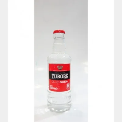 TUBORG ΣΟΔΑ 250ml ΓΥΑΛΙΝΗ ΦΙΑΛΗ