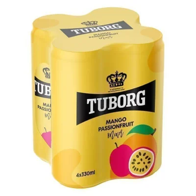 TUBORG MANGO & PASSION FRUIT 4x330ml