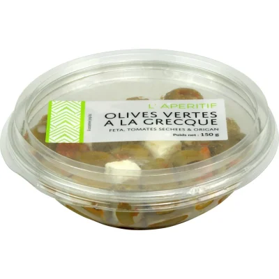 IFANTIS Green olives feta tomato & oregano 150 g