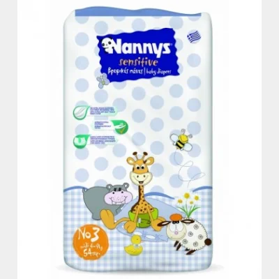 NANNYS ΠΑΝΕΣ Νο3 ΜΙDI 4-9kg 54Τ Χ 5