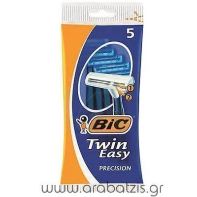 BIC RAZORS TWIN EASY 5pcs PRECISION
