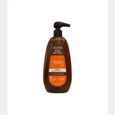 ORZENE BEER BIO SHAMPOO ΜΕ ΕΛΑΙΟ ΕΛΙΑΣ ΞΗΡΑ ΜΑΛΛΙΑ 750ml